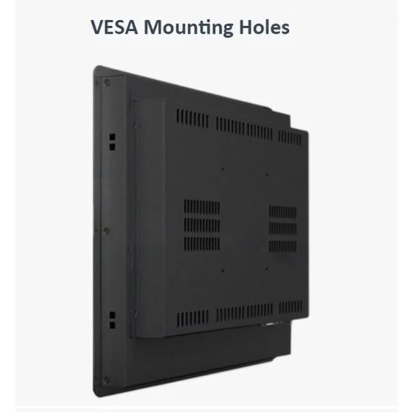 This GK-NWY-NXT10F-WIN 10" IP67 waterproof dustproof Windows 10 industrial panel PC is equipped with Vesa mounting holes for easy installation.
