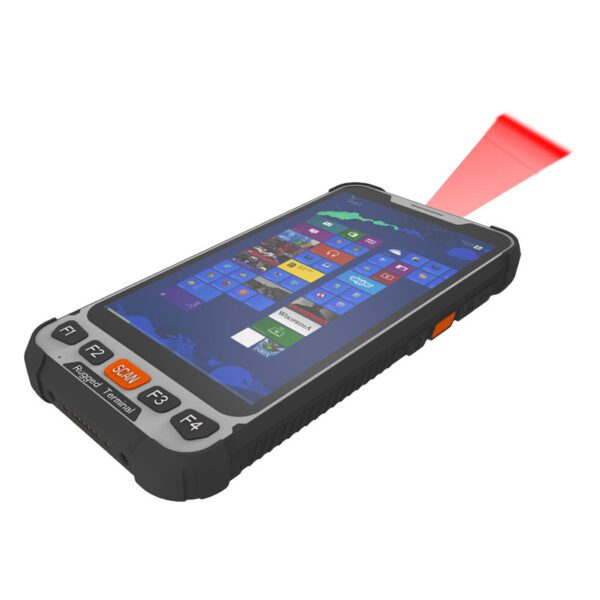 A GKSH55W 5.5" Rugged Windows OS handheld with barcode & RFID/UHF reader smartphone.