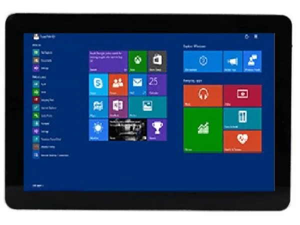 The GK-TD12-WIN 12 inch Windows 10 embedded Industrial PC HMI is shown on a white background.