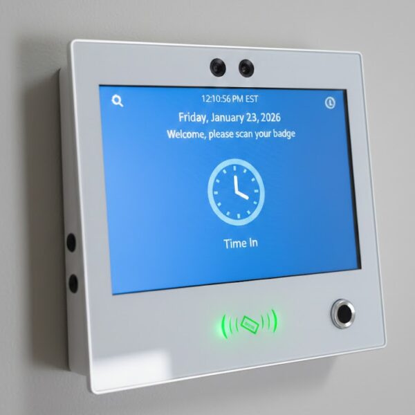 time Clock with fingerprint scanner and RFID