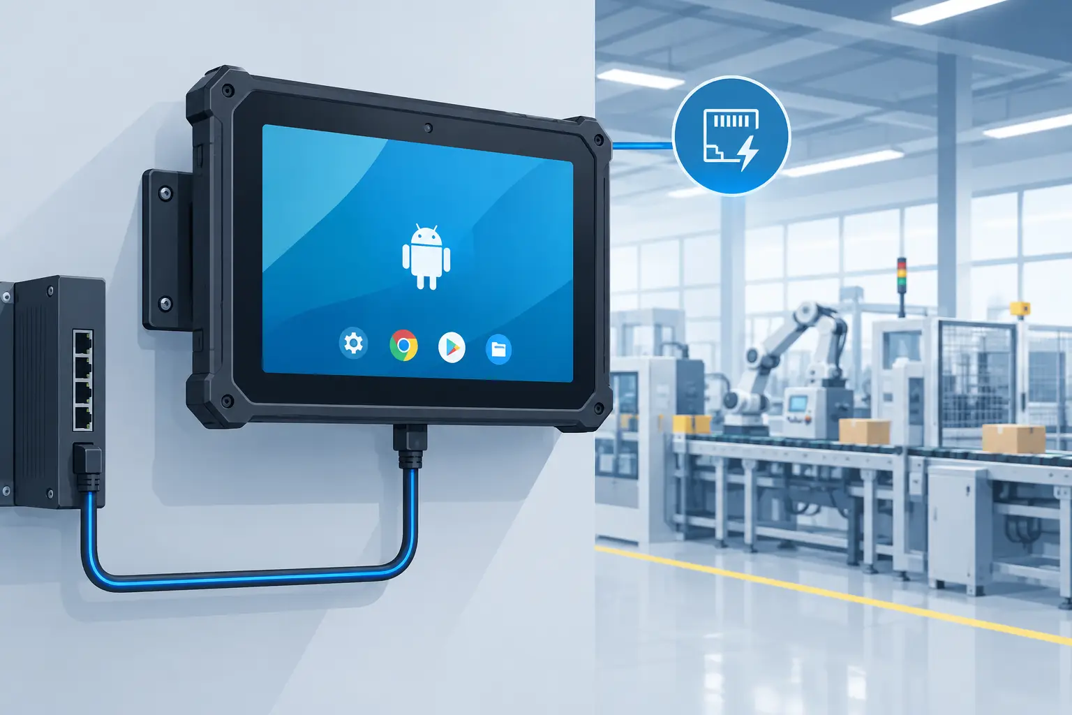 Industrial Android PoE Tablets for Fixed Installs